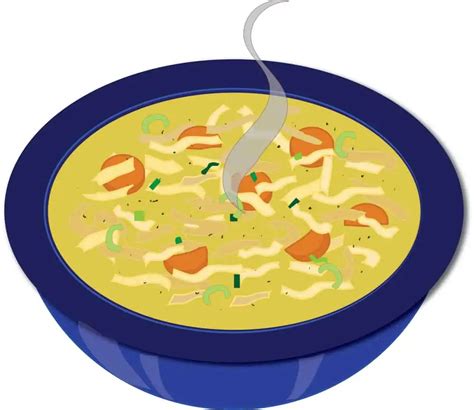 Stock Clipart Illustration of a Bowl of Chicken Noodle Soup - Mile High ...