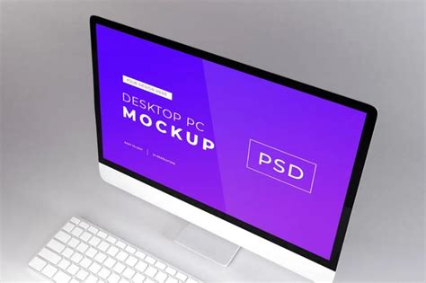 Free Personal Computer Mockup Template | Deeezy