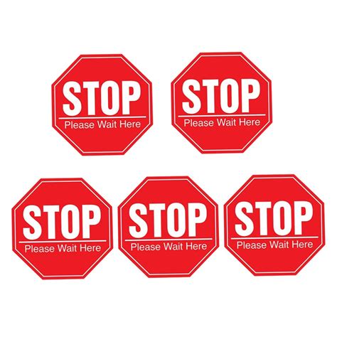 Buy Ipetboom 5 Sheets Stop Sign Room Decor, Stop Sign Stickers Road ...