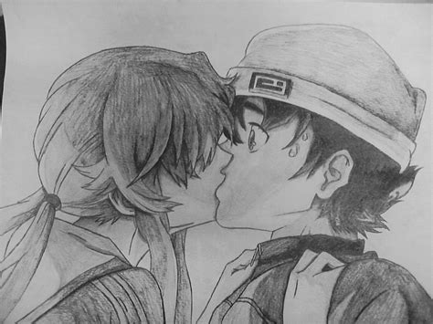 Yuno and Yuki ~ kiss by ZombG on DeviantArt