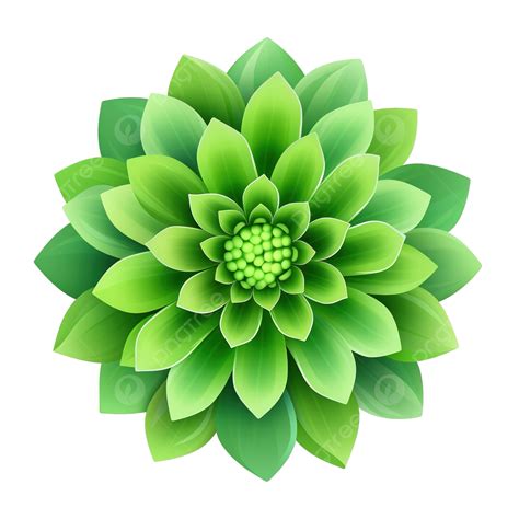 Green Flower Clipart, Flower Clipart, Green Clipart, Flower PNG Transparent Image and Clipart ...