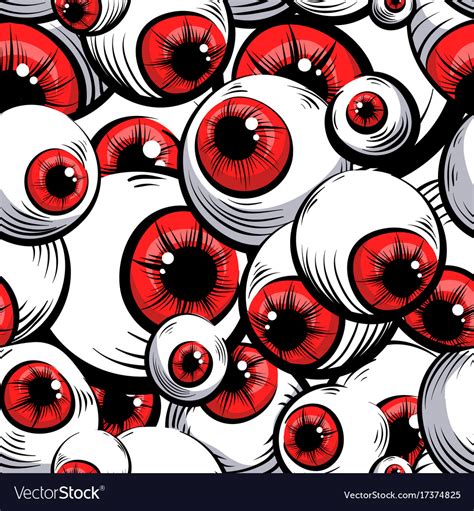 Red eyes Royalty Free Vector Image - VectorStock