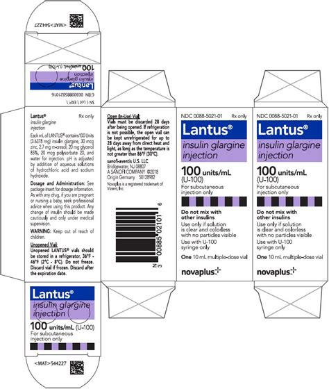 Lantus - FDA prescribing information, side effects and uses