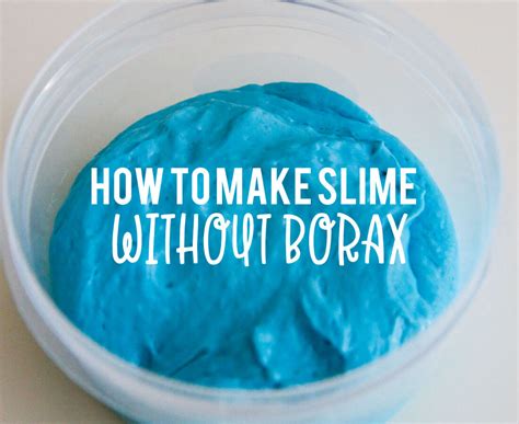 How to Make Slime Without Borax