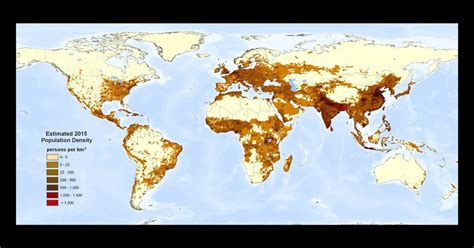 Population Density World Map | Zone Map