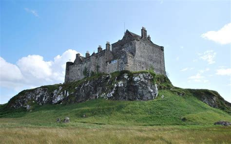 castle, Hill, Grass, Sky, Landscape Wallpapers HD / Desktop and Mobile ...