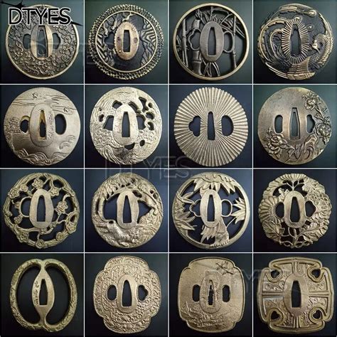 High Quality Japanese Sword Accessories Tsuba Copper Guard Sword ...