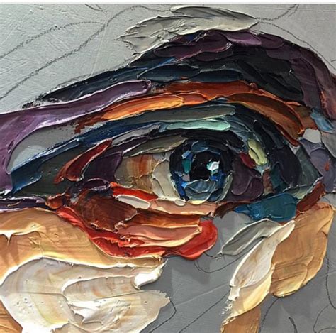 Colorful Palette Knife Oil Paintings Explore Men’s Mental Health Issues