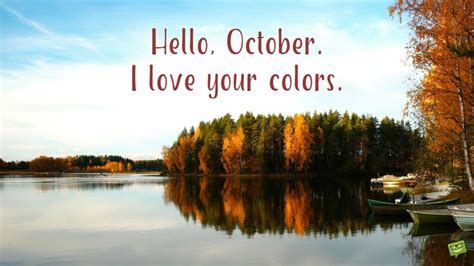 Hello, October! | Motivational quotes, October quotes, October