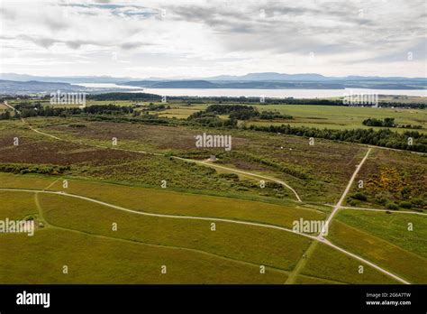 Aerial view culloden battle site hi-res stock photography and images ...