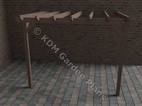 Wooden Garden Lean to Pergola 2.8mx3m build Plans Only No - Etsy