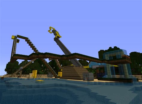 Another Fun Minecart track i made with my friends Minecraft Map