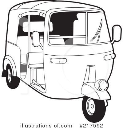 Auto Rickshaw Coloring Pages Sketch Coloring Page | Outline images, Free printable letter ...