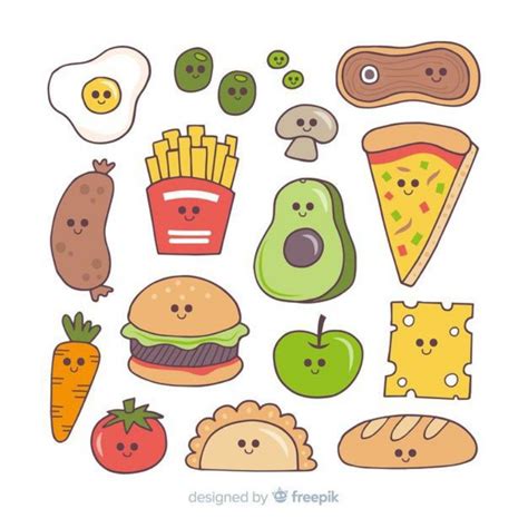 Jual stiker makanan lucu/food stickers/breakfast stickers Indonesia|Shopee Indonesia