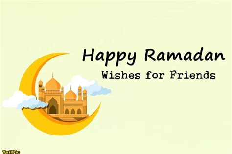 Ramadan Wishes for Friends - Happy Ramadan Kareem — TailPic