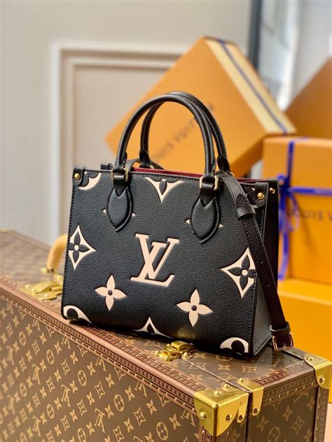 LOUIS VUITTON ONTHEGO PM BLACK BAG M45659 - AlimorLuxury