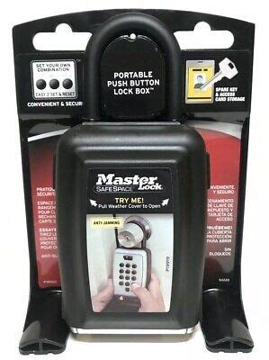 Master Lock Portable Push Button Lock Box 5422D 8268 71649188268 | eBay