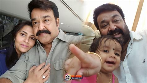 Actor Mohanlal Family Photos with Wife Suchitra, Son Pranav, Daughter ...