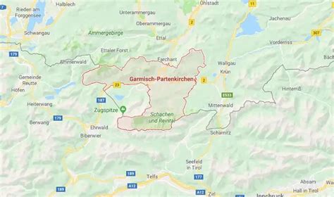 Garmisch-Partenkirchen Germany Map - Germany Travel Guide