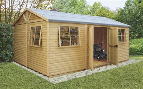 12 x 24 Mammoth Wooden Shed Workshop - Contemporary - Granny Flat or Shed - Hampshire | Houzz AU