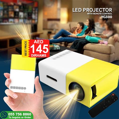 LED Projector with Remote Control - basicuae.com