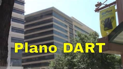 DART Ride Galatyn Station to Downtown Plano Dallas Area Rapid Transit Light Rail Train ...