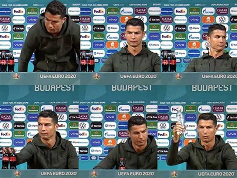 Ronaldo Coca Cola video | Euro 2020: Cristiano Ronaldo removes Coca ...