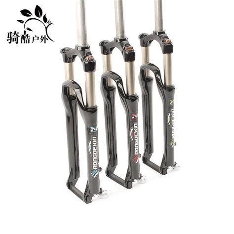 Aliexpress.com : Buy Mountain Bike Fork MTB Suspension Bicycle oil spring impact stroke 110MM ...