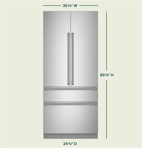 Café™ 36" Integrated French-Door Refrigerator - CIP36NP2VS1 - Cafe Appliances