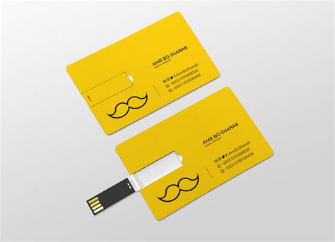 Free USB Business Card Mockup PSD - Good Mockups