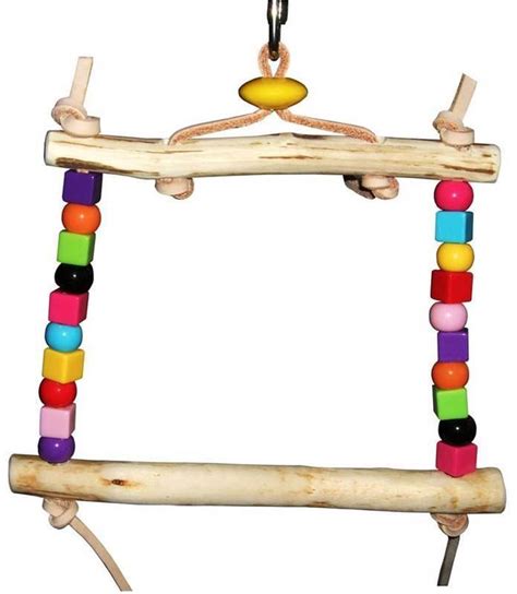 Budgie swing toy, safe bird cage toy for small and extra small birds