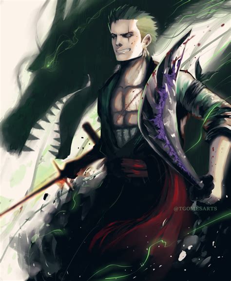 Zoro Fanart | Chapéu de palha, Anime, Lendas