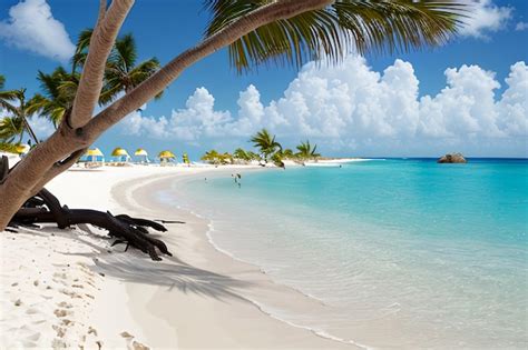 Premium AI Image | Eagle beach aruba