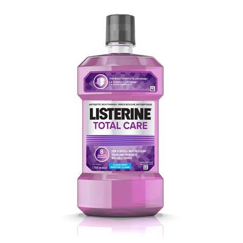 Listerine Alcohol Free Mouthwash, Total Care Zero, Fluoride Mouthwash ...