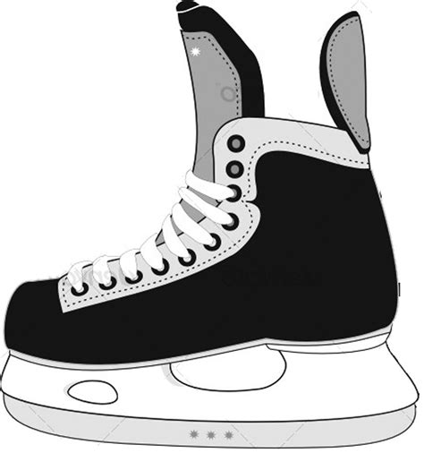 clip art hockey skate - Clip Art Library