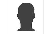 Vector Set of man face silhouette | People Illustrations ~ Creative Market