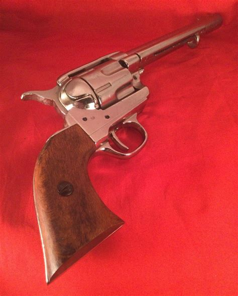 Replica Colt peacemaker revolver prop gun non firing Western reenactment BKA 98. | #3776611442