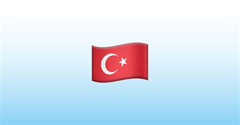 Drapeau: Turquie Emoji 🇹🇷