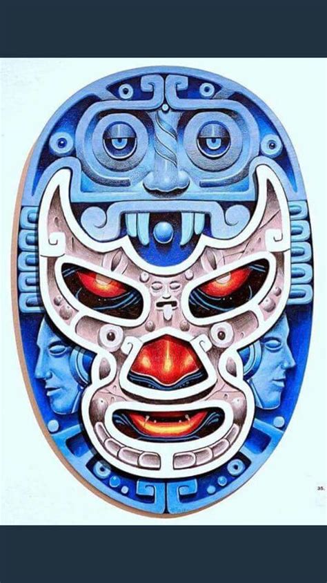 Pin by Chuck Santos on Project S | Aztec art, Mayan art, Mexican art ...