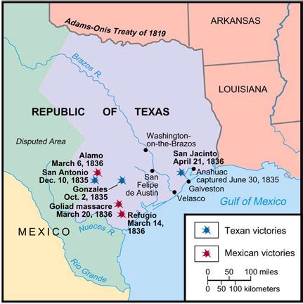 Map Of Texas Revolution Battles | Business Ideas 2013