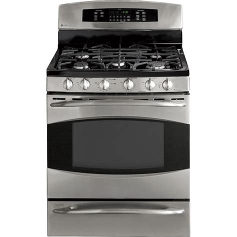 GE Profile 30-in 5 Burners Self-Cleaning Freestanding Double Oven Gas ...