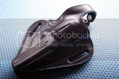 Taurus 66 .357 Magnum Revolver Leather Holster 4 inch black tan