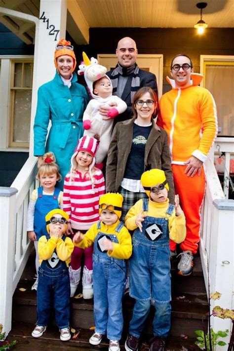 Despicable Me characters for Halloween! Handmade costumes. Our 5th year ...