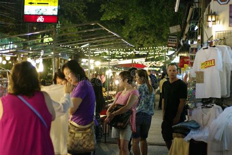 Walking Street Night Market Chiang Mai Thailand Editorial Stock Photo ...