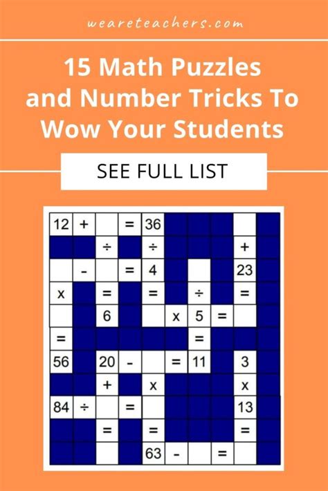 15 Best Math Tricks and Puzzles To Wow Kids of All Ages