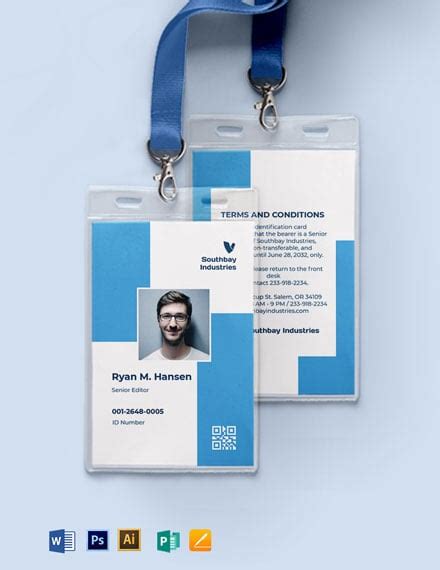 Employee id card template free download - compllka