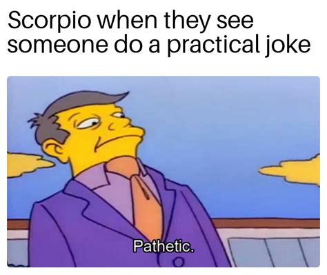 Skinner Scorpio Meme : r/ZodiacMemes