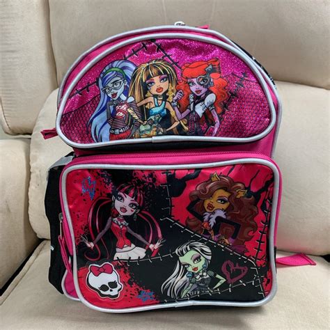 2013 MONSTER HIGH mini backpack, adjustable straps,... - Depop