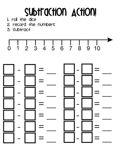 Keepin' Cool in Kindergarten: Subtraction Action | Float upon the ...