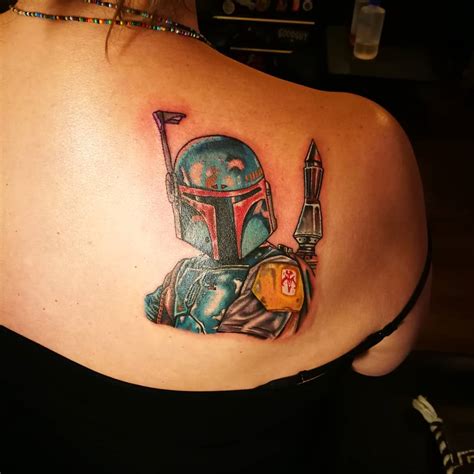 [UPDATED] 40 Fearsome Boba Fett Tattoos (June 2020)